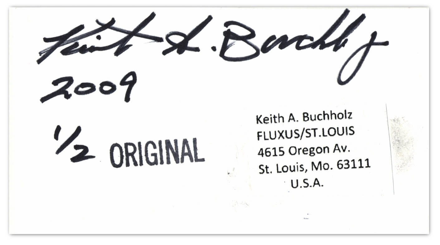 Buchholz Keith A. - verso (U.S.A.)